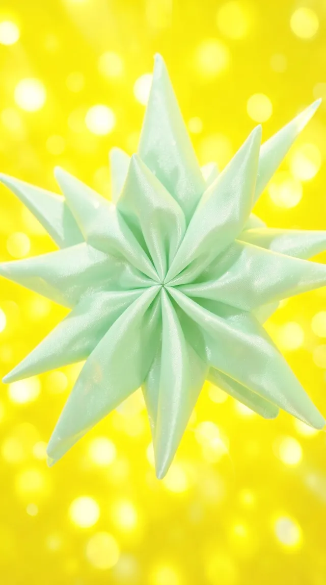Mint Fabric Star