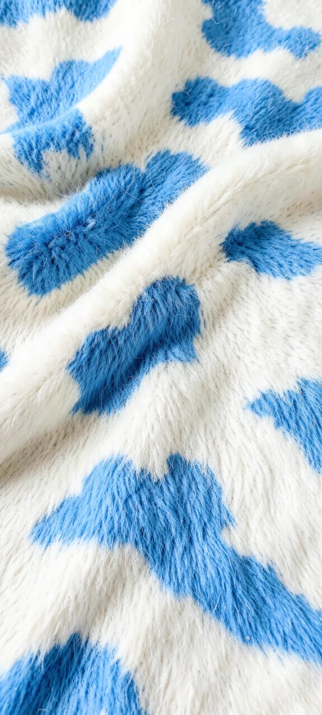 Azure Clouds On A Creamy Fleece