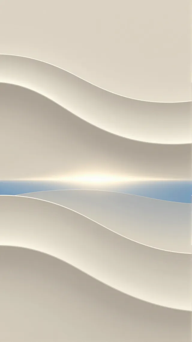 Abstract Cream Waves