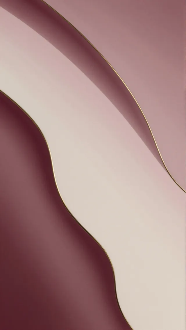 Abstract Pink Curves