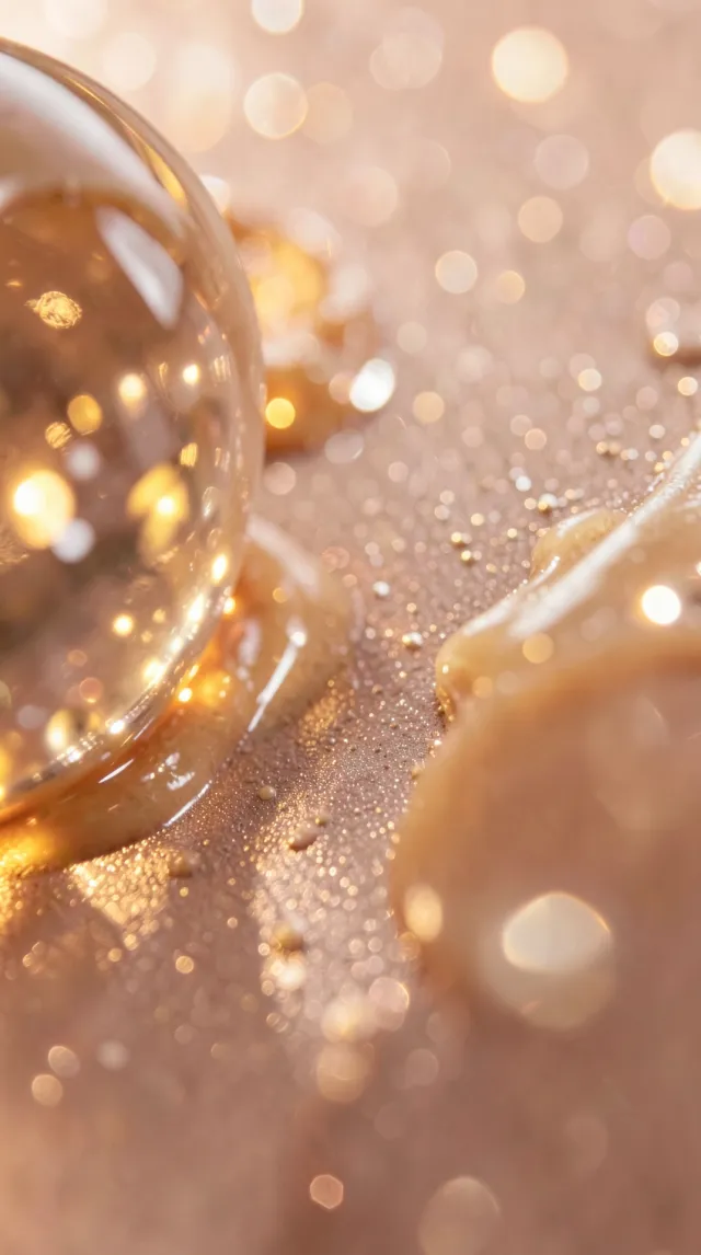 Golden Liquid Sphere