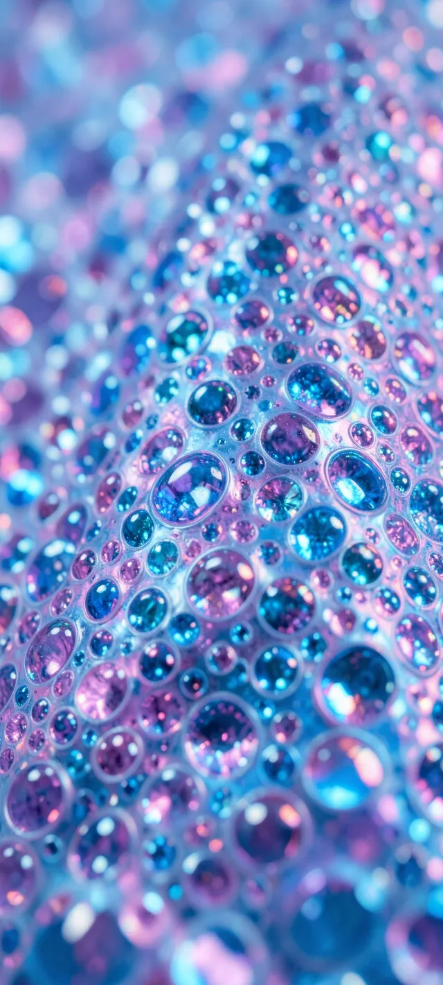 Prismatic Droplets of Neon Light
