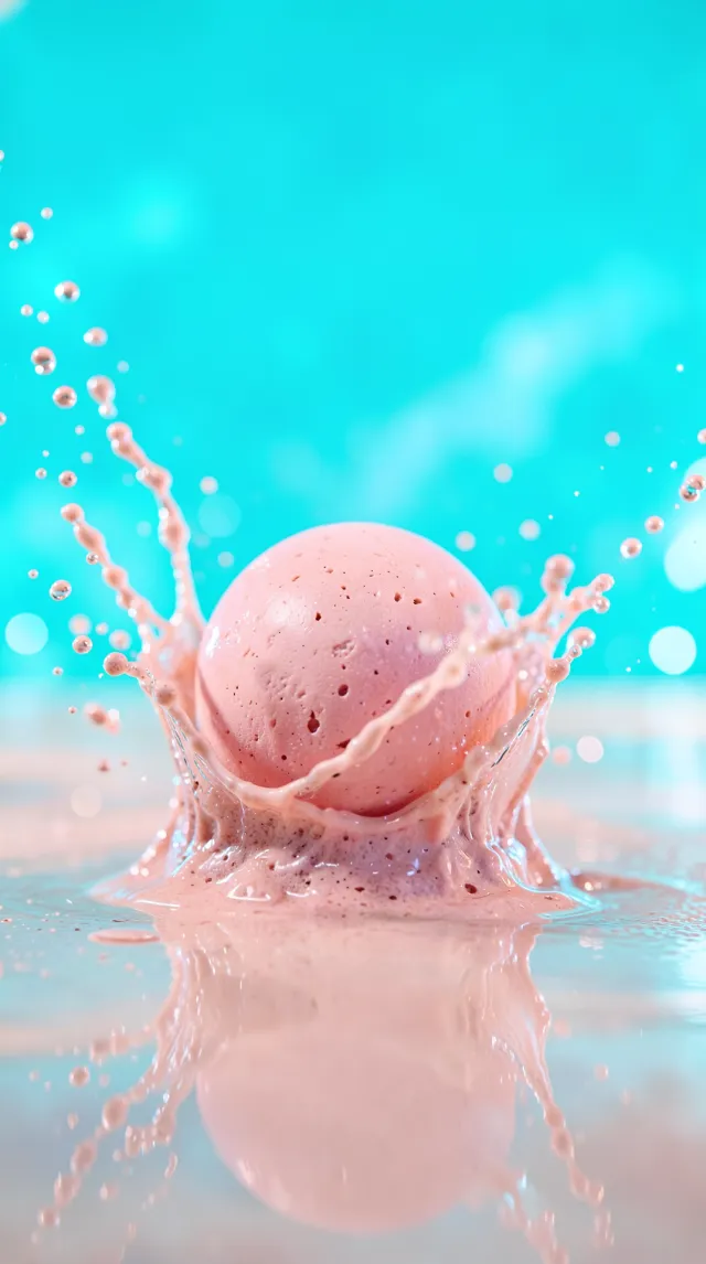 A Spherical Descent Into Velvety Peach