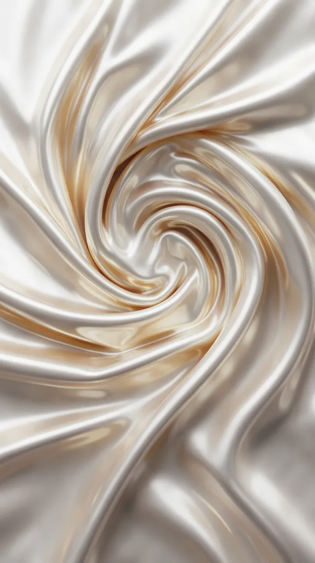 Cream Silk Swirl